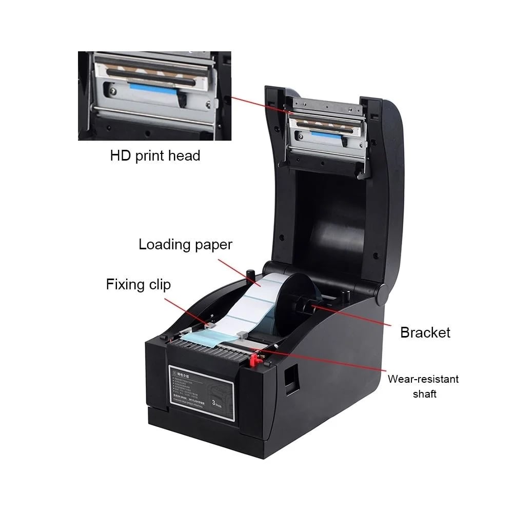 Imprimante GESTLINE 350b étiquettes + ticket de caisse 2